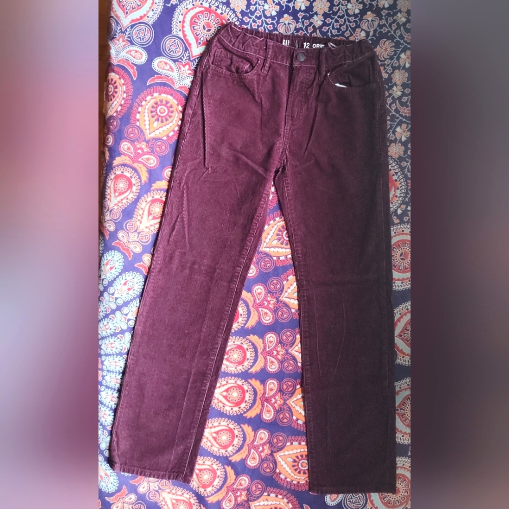 Gap, Burgundy corduroy pants. Like new